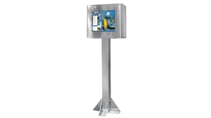 NEMA 4X Pedestal - 9167 Series - Daisy Data Displays