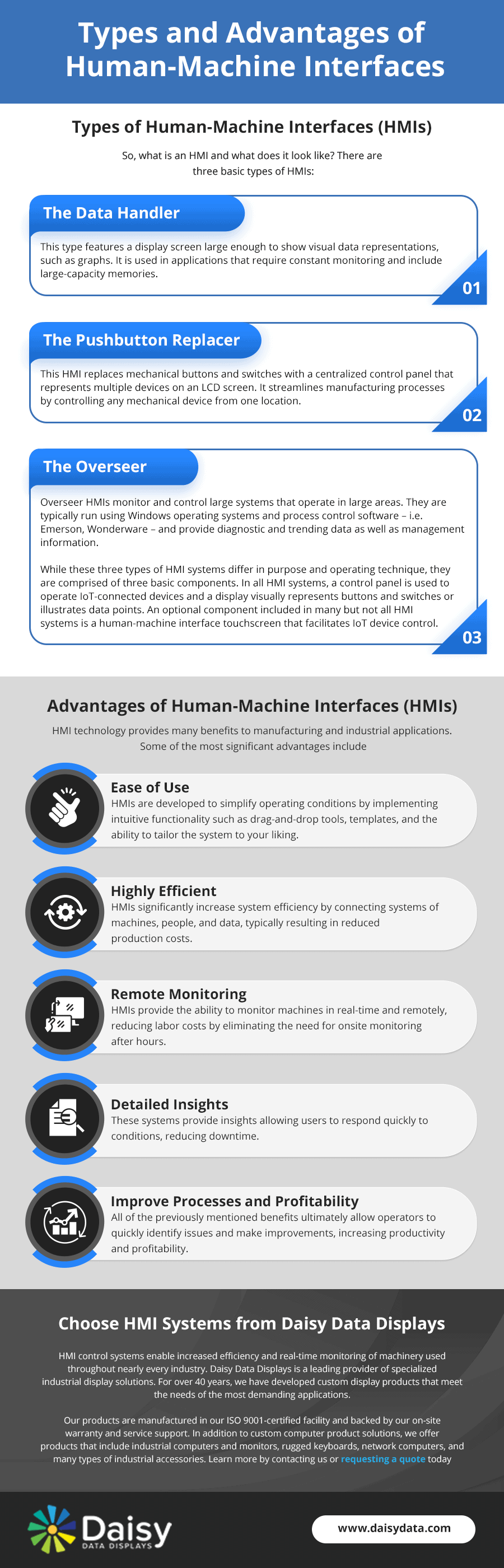 Types and Advantages of Human-Machine Interfaces Types and Advantages of Human Machine Interfaces